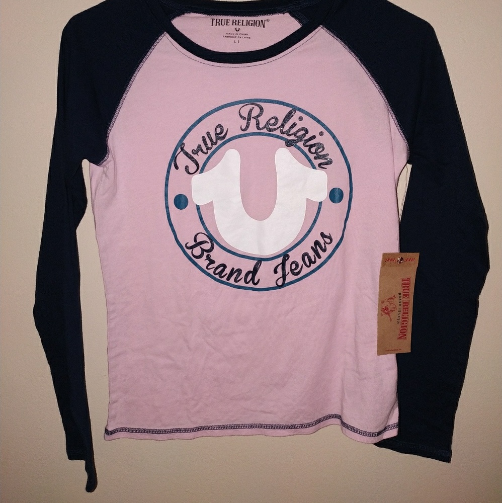 NWT Girls True Religion long sleeve shirt.